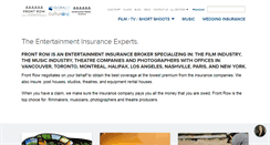 Desktop Screenshot of frontrowinsurance.com